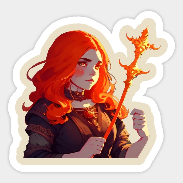 Dwarf Illusionist Sticker by HiPolly